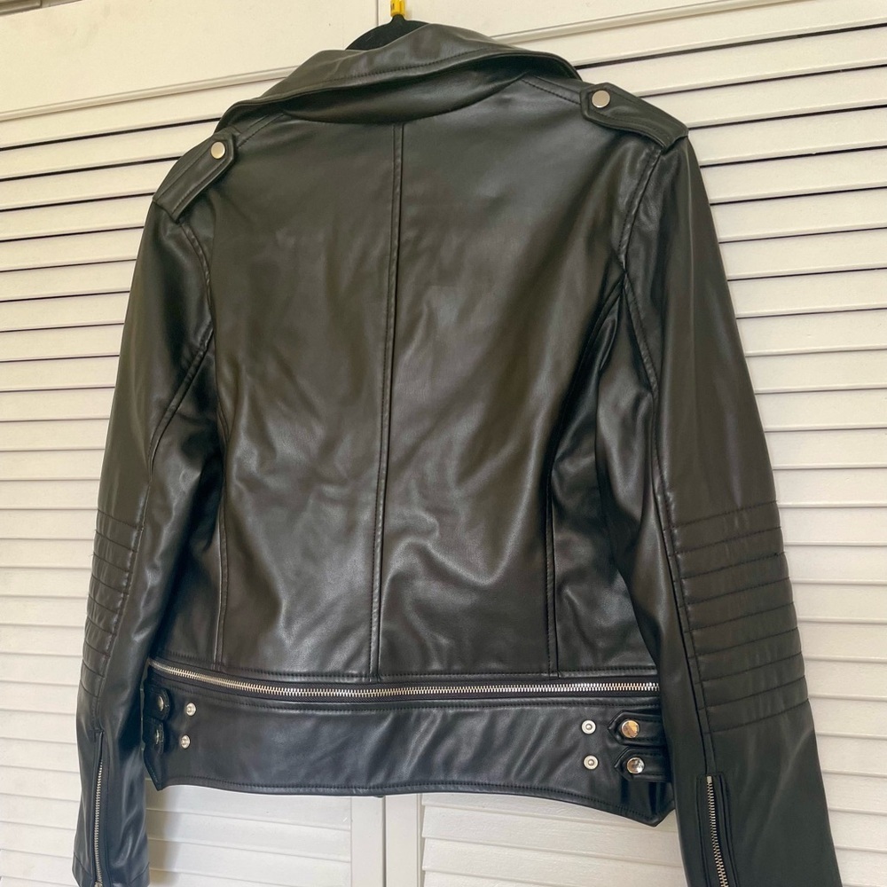 Faux Leather Jacket - Medium - Picture 5 of 5